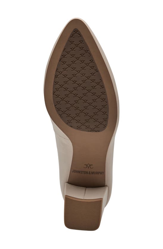 Johnston & Murphy Vicki Block Heel Pump In Blush Glove