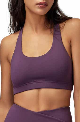 Crossback Workout Sports Bras for Women High Support Cut Out Color Block  Gym Longline Yoga for Large Bust Running Purple : : Clothing,  Shoes & Accessories
