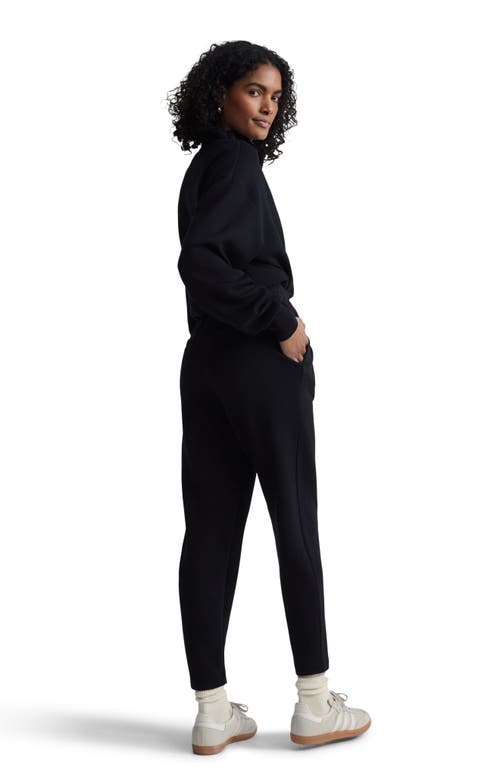 Shop Varley The Slim Knit Ankle Pants In Black