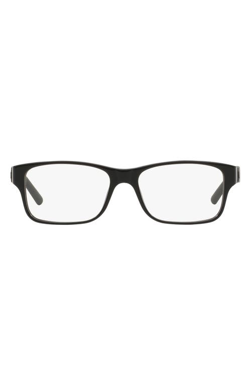 54mm Optical Glasses in Shiny Black