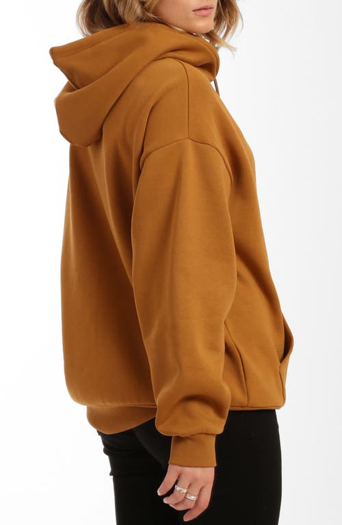 Shop Brooklyn Industries Diagonal Logo Graphic Hoodie In Cathay Spice