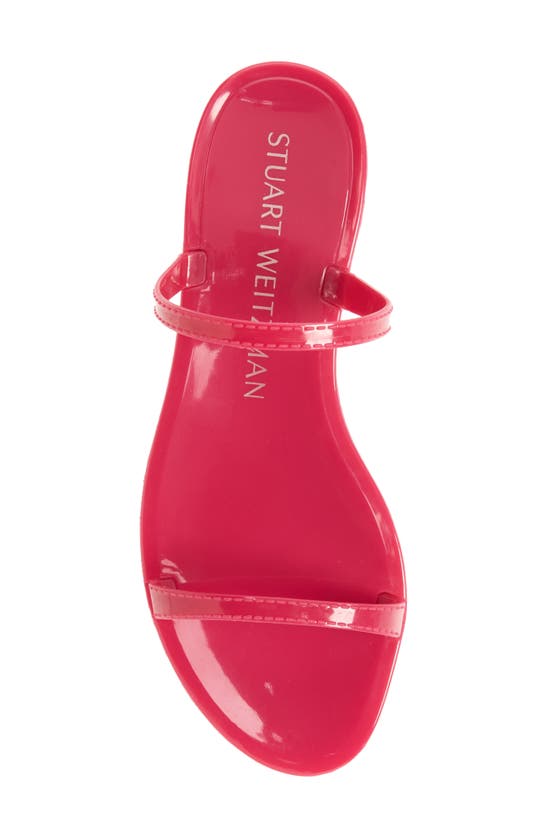 Shop Stuart Weitzman Sawyer Slide Sandal In Orchid