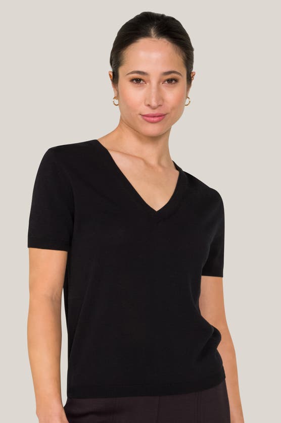 Shop Alala Vida Knit Tee In Black