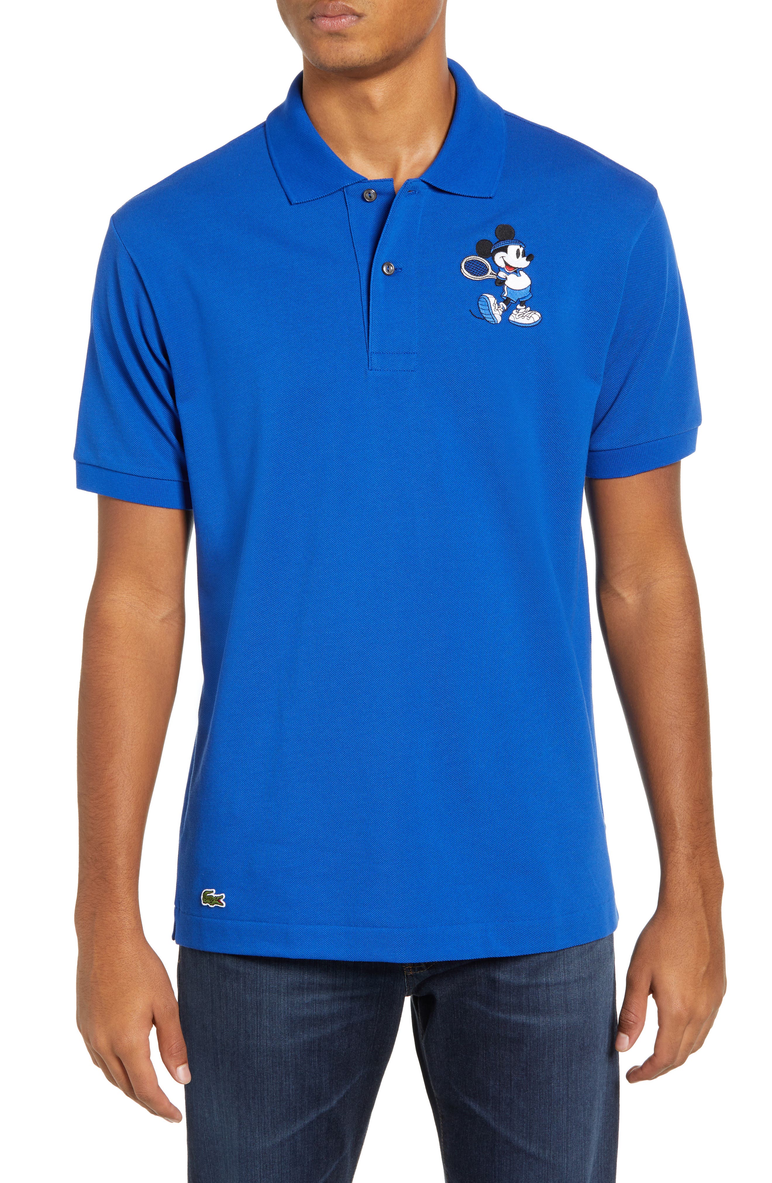 lacoste mickey mouse polo