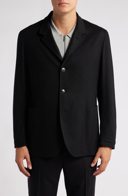 Canali Nuvola Wool & Cashmere Sport Coat In Black