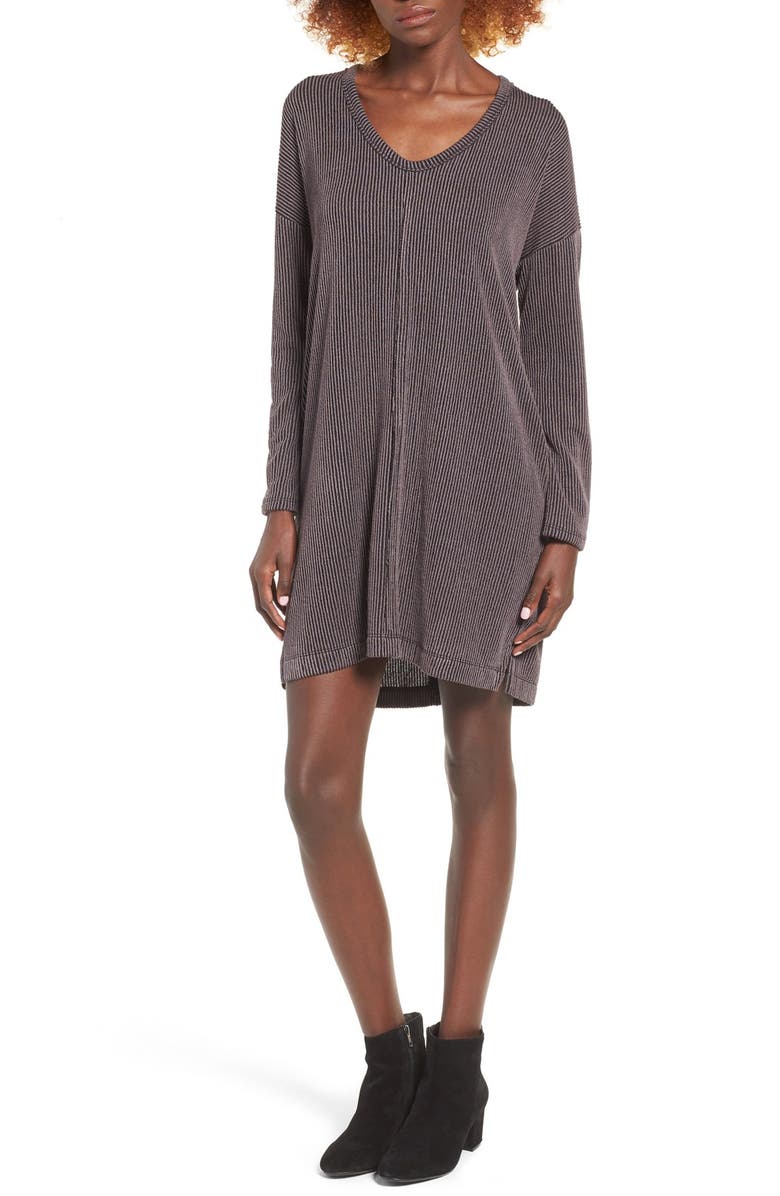 Rib Knit Shift Dress Nordstrom