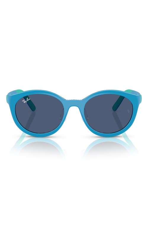 Ray-Ban Kids' 47mm Phantos Optical Glasses & Clip-On Sunglasses in Dark Blue 