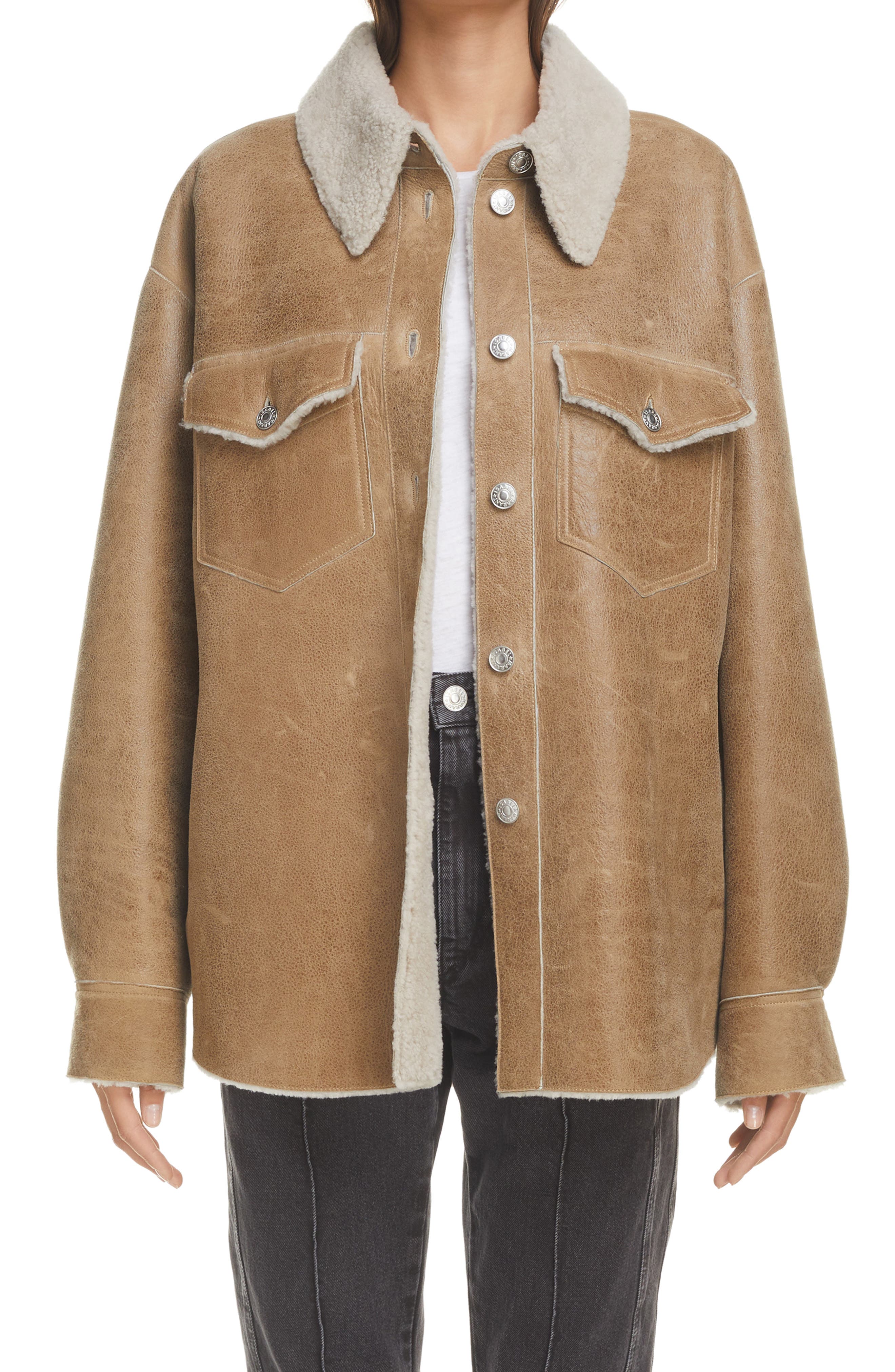 isabel marant shearling coat