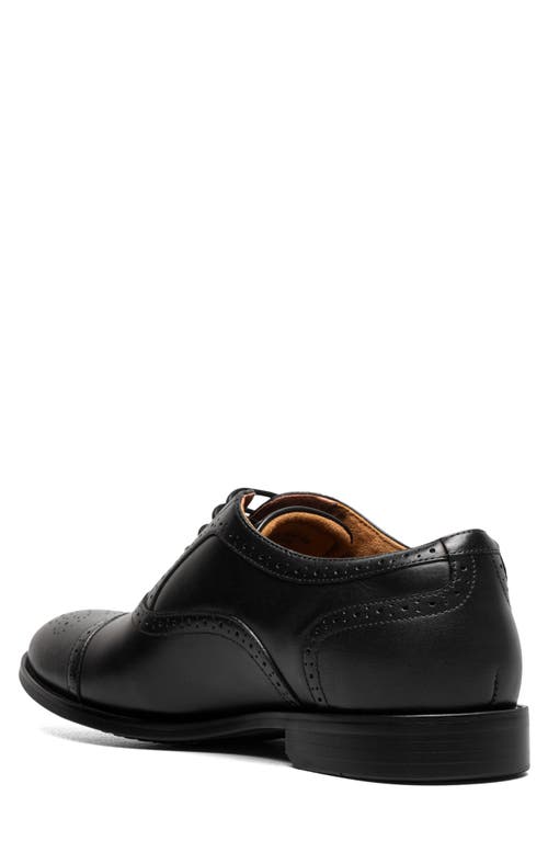 Shop Florsheim Rucci Cap Toe Oxford In Black