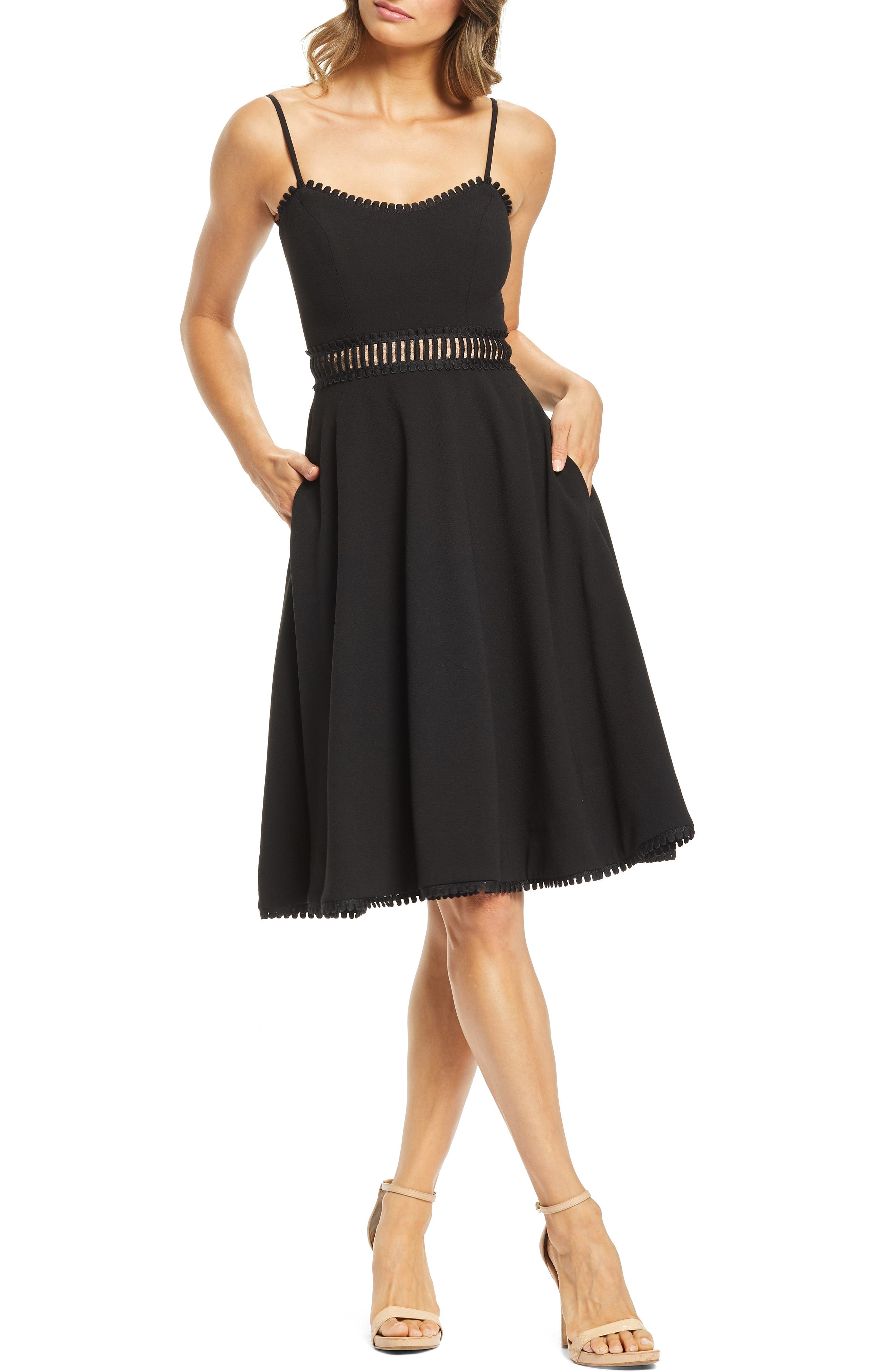 Dress The Population Harlow A-Line Cocktail Dress