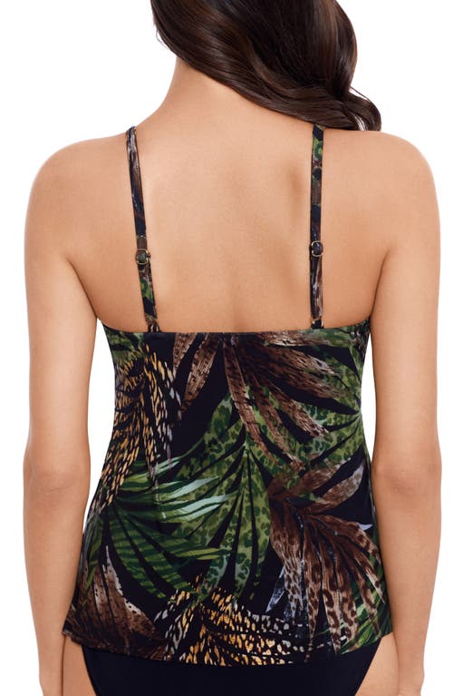 Shop Magicsuit ® Nighthawk Clo Tankini Top In Blk/multi