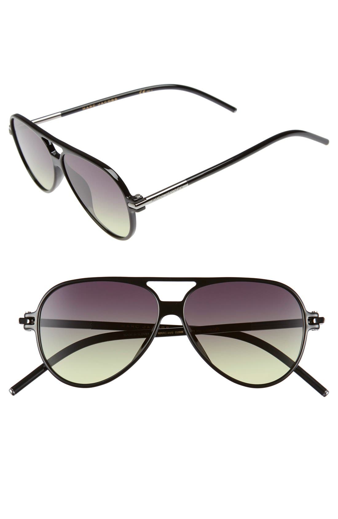 MARC JACOBS 56mm Aviator Sunglasses Nordstrom