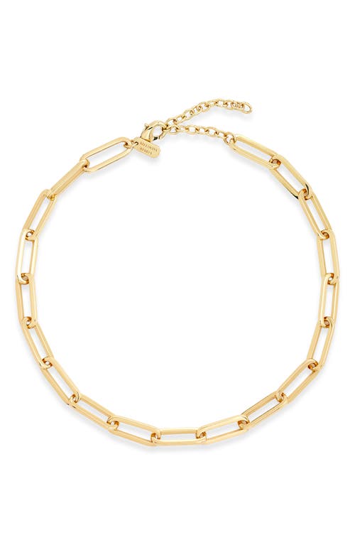 Melinda Maria Carrie Chain Link Necklace in Gold