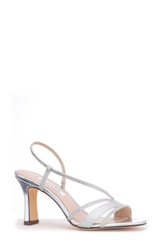 Nina Abbi Slingback Sandal In Silver