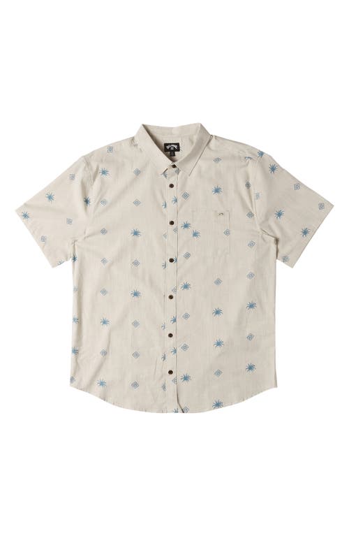 Billabong Kids' Sundays Cotton Button-Up Shirt Cream at Nordstrom,