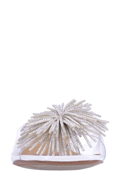 Shop J. Reneé Cherita Slide Sandal In Clear/white