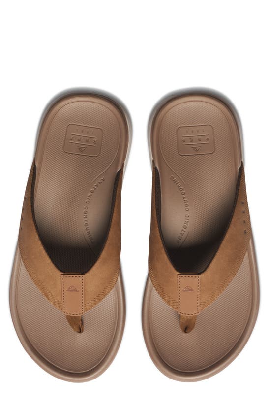 Shop Reef Cushion Norte Water Friendly Flip Flop In Tan