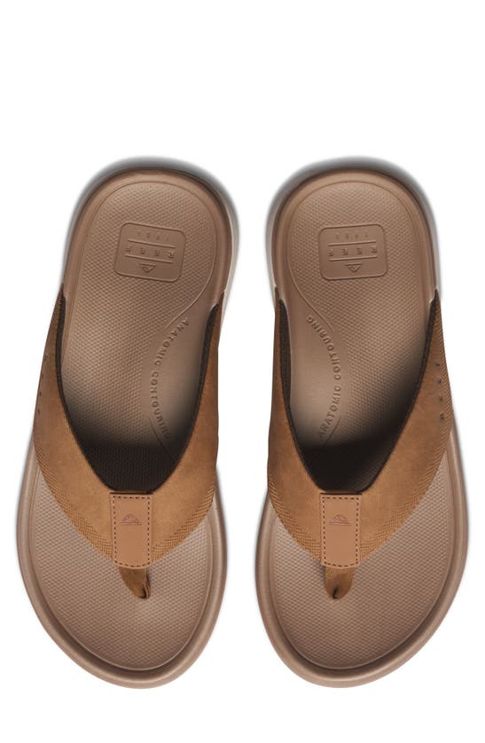 Reef Cushion Norte Water Friendly Flip Flop In Tan