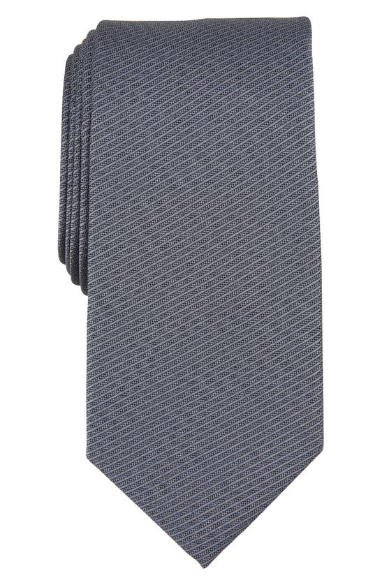 Savile Row Co Linear Solid Tie In Gray