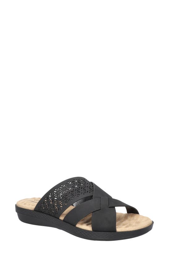 EASY STREET EASY STREET COHO LASERCUT SLIDE SANDAL