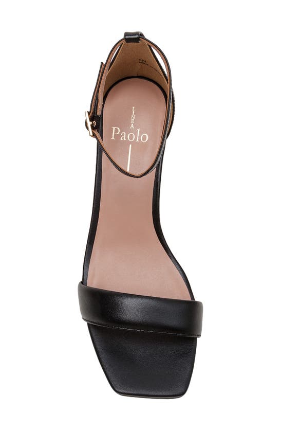 Shop Linea Paolo Hannah Ankle Strap Sandal In Black