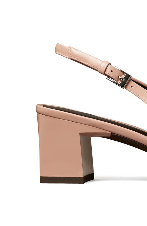 Shop Tory Burch Georgia Slingback Pump In Pink Brick