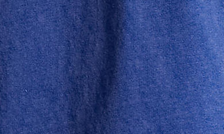 Shop Polo Ralph Lauren Cotton & Linen Pocket T-shirt In Beach Royal