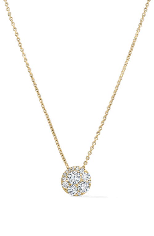 HEARTS ON FIRE HEARTS ON FIRE TESSA CIRCLE PENDANT NECKLACE 
