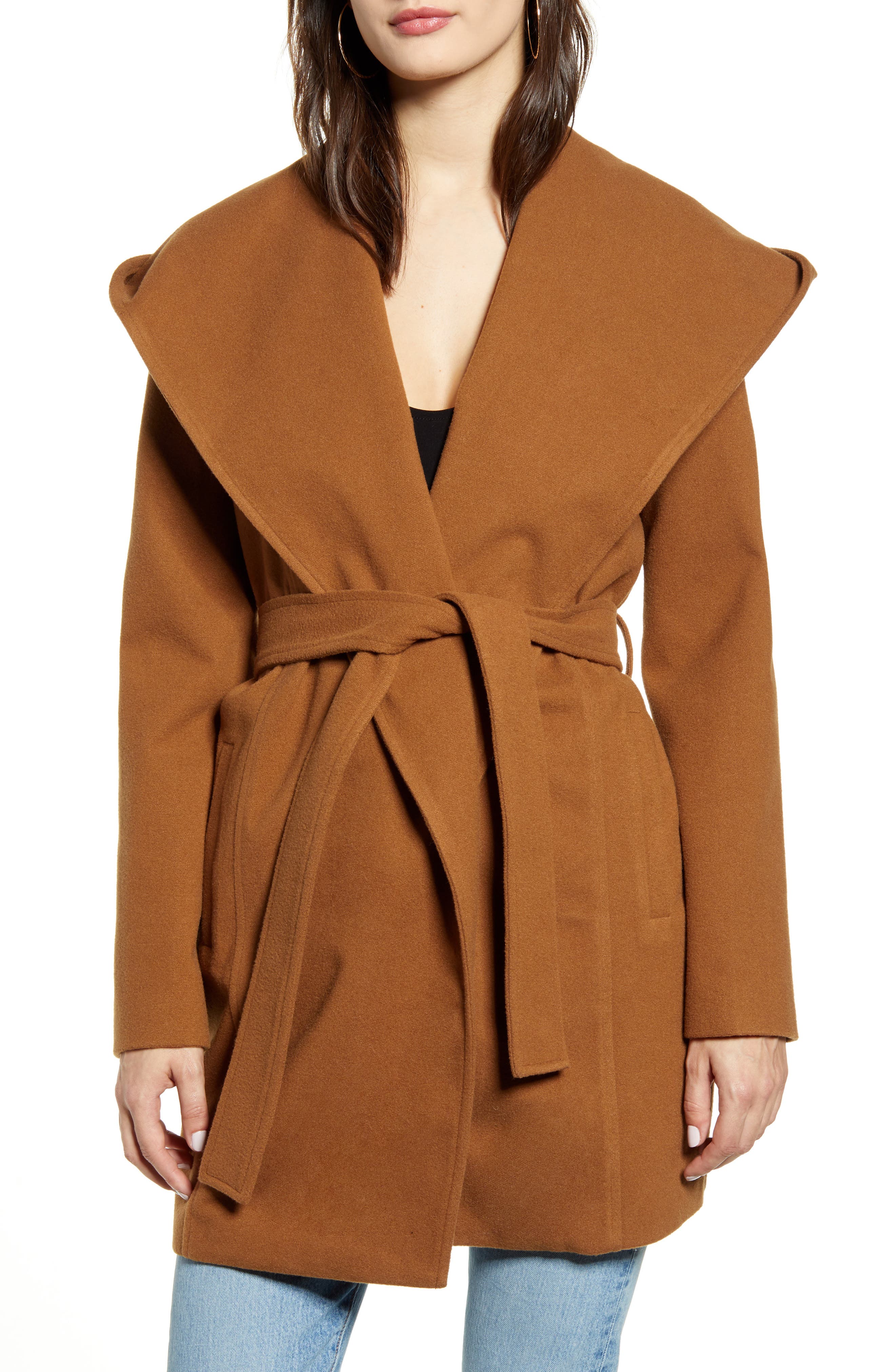 bb dakota camel coat