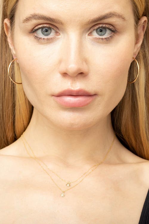 ORADINA ORADINA 14K GOLD SICILY HOOPS EARRINGS