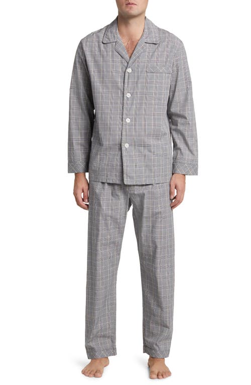 Majestic International Coopers Plaid Woven Cotton Pajamas in Glen Plaid at Nordstrom, Size Small