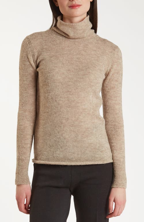 Oyun Kate Funnel Neck Sweater In Fawn
