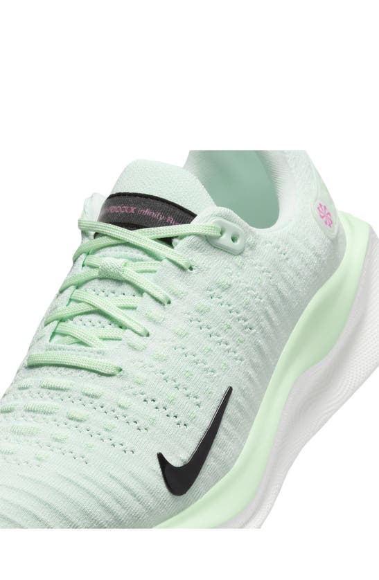 Shop Nike Infinityrn 4 Running Shoe In Green/ Green/ Pink/ Black