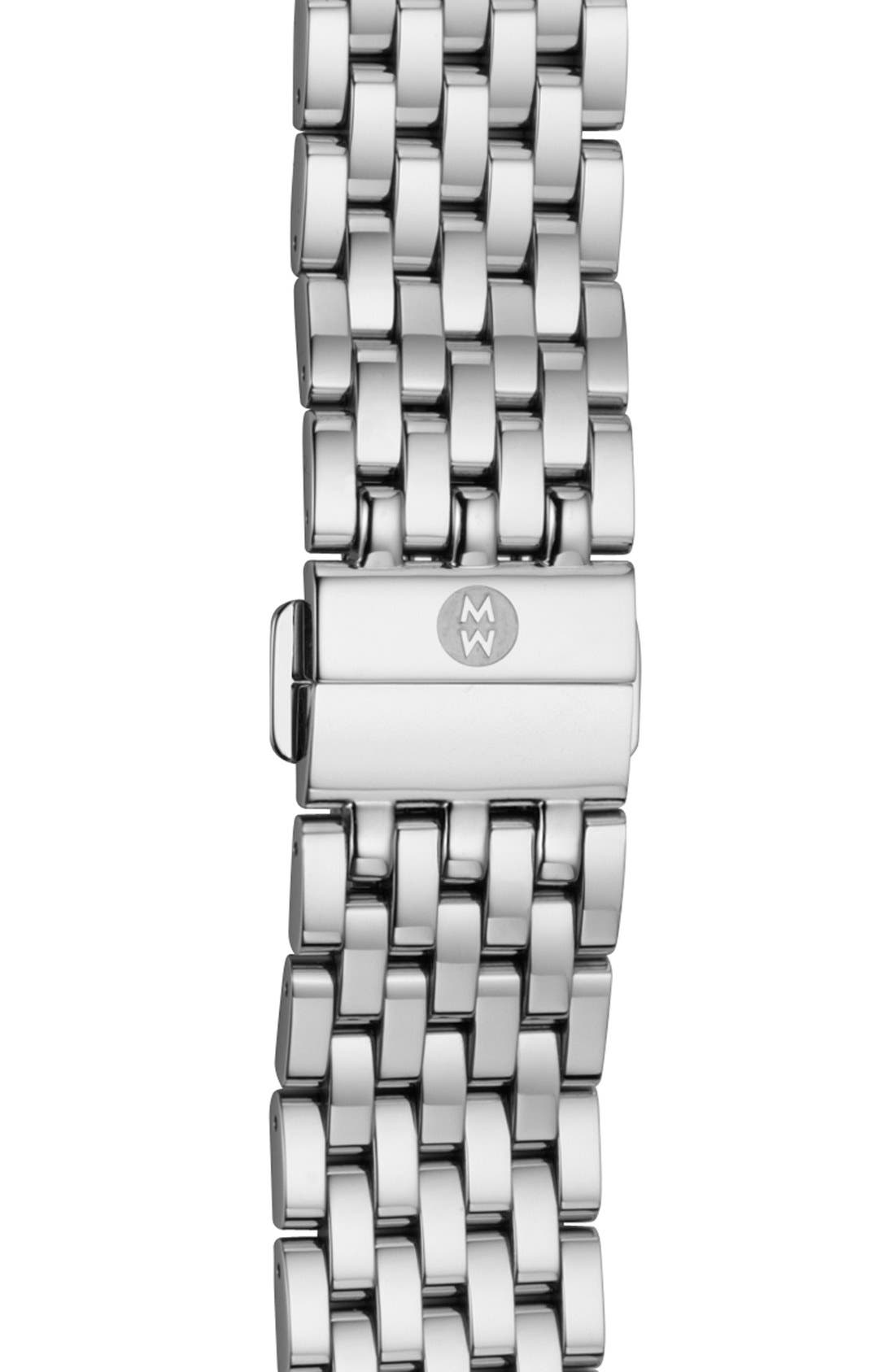 MICHELE 'Fluette' 18mm Two Tone Bracelet Watch Band Nordstrom