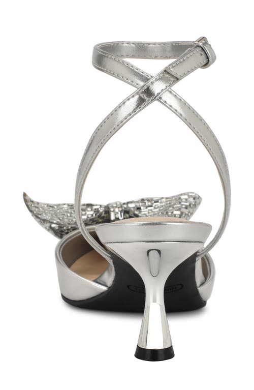 Nine West Raisun Pump In Silver