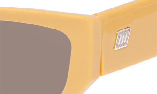 Le Specs Beachcomber 52mm D-frame Sunglasses In Wheat