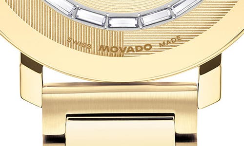 Shop Movado Bold Evolution 2.0 Bracelet Watch, 34mm In Gold