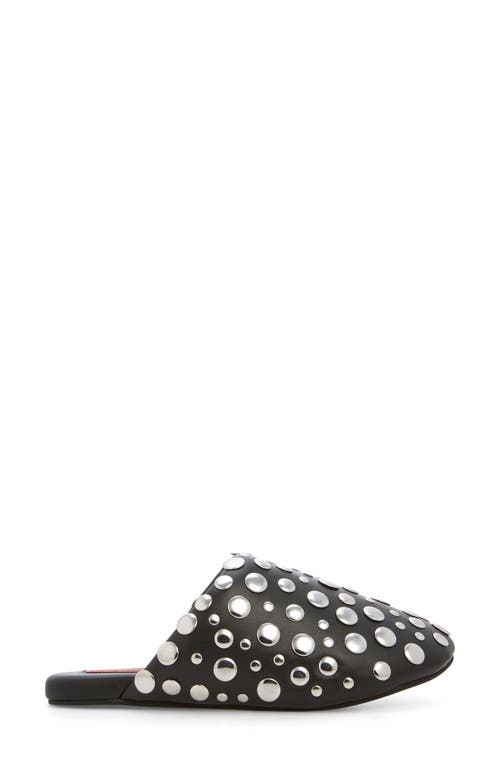 Shop Simon Miller Studded Bubble Mule In Black/silver