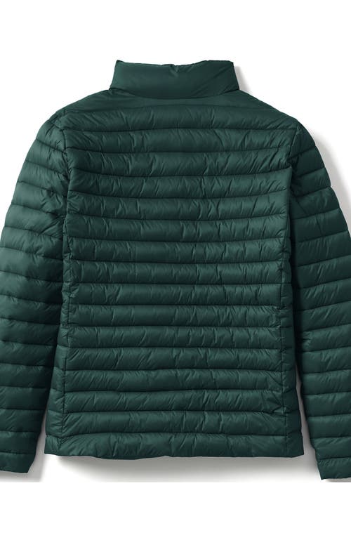 Shop Lands' End School Uniform ' Thermoplume Jacket In Evergreen