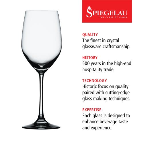 Spiegelau Vino Grande Red Wine Glass Set Of 4 In Clear