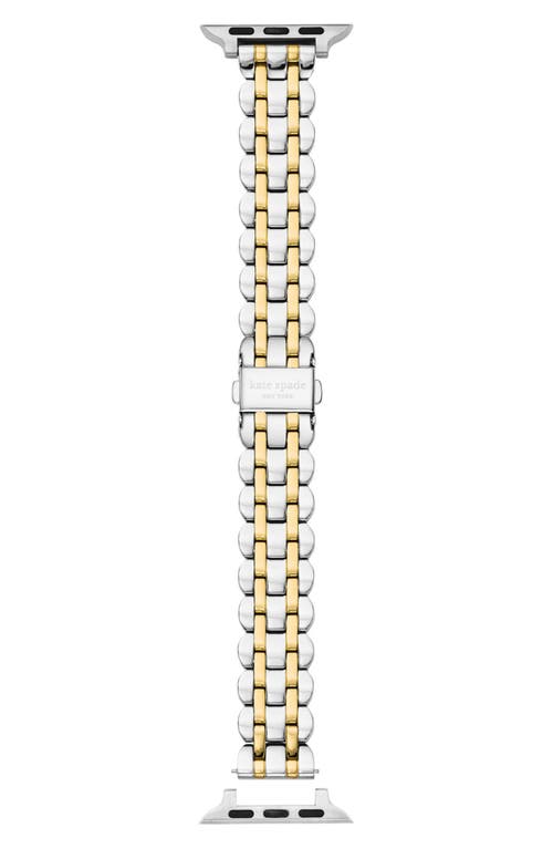 kate spade new york scallop 20mm Apple Watch® bracelet watchband in Two-Tone