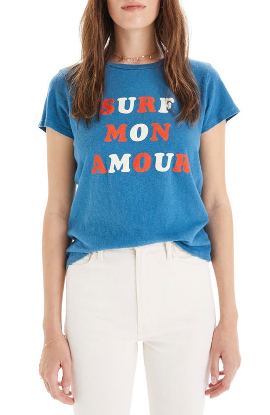 Shop Mother The Sinful Supérieur Tee In Surf Mon Amour