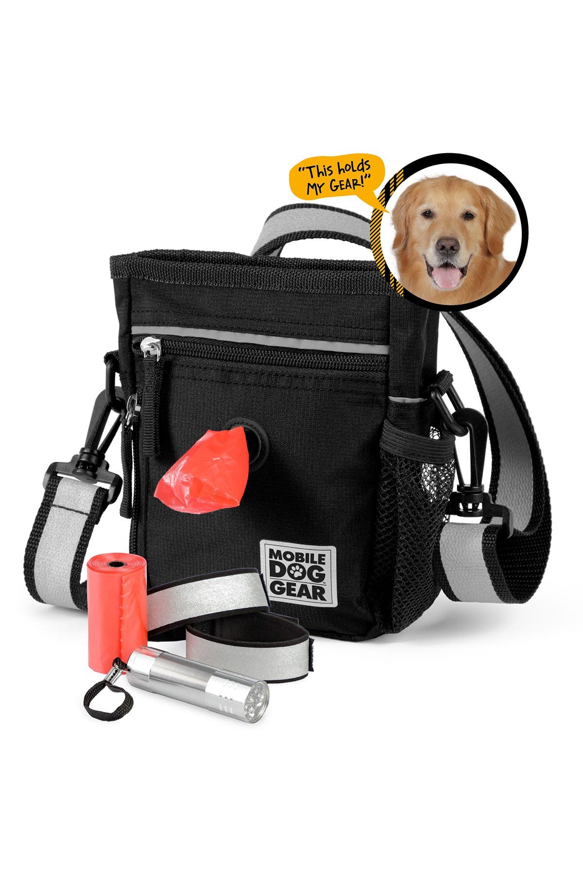 MOBILE DOG GEAR Day/Night Walking Bag & Weekend Backpack Gear Bundle