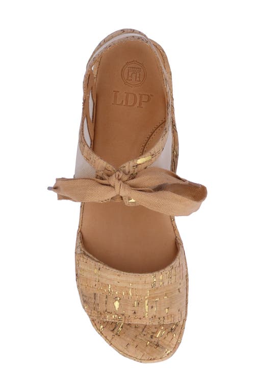 L'amour Des Pieds Devansh Sandal In Natural/gold