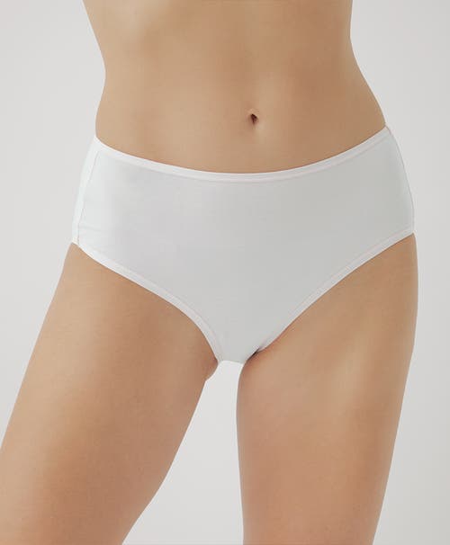 Shop Pact Organic Cotton Everyday High Cut Brief 6-pack In Neutrals