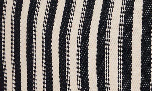 Beis Béis The Striped Belt Bag In Black