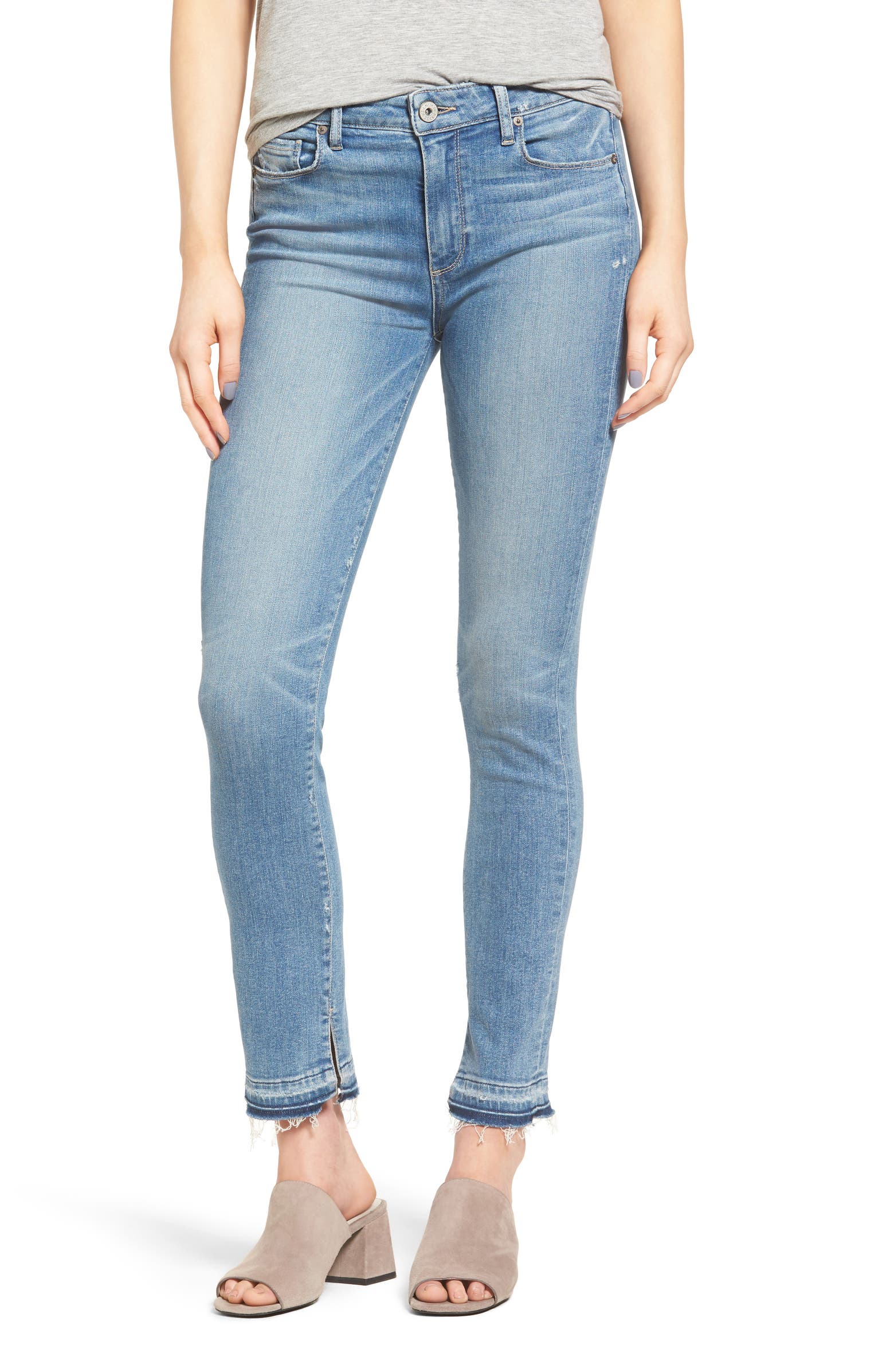 PAIGE Hoxton High Waist Ankle Peg Skinny Jeans (Palmer) | Nordstrom