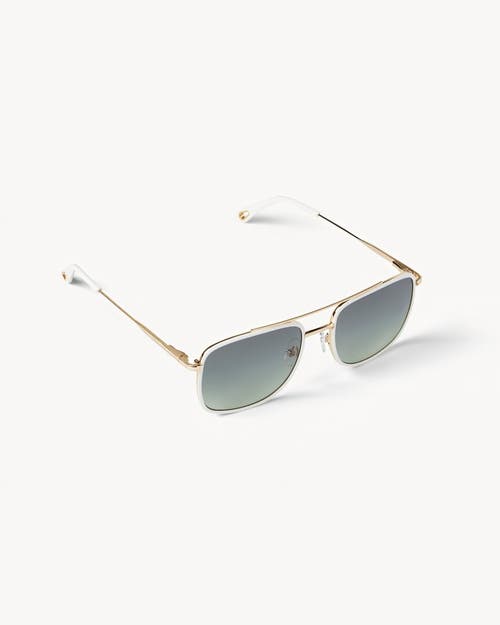 Shop Machete Amelia Sunglasses In White