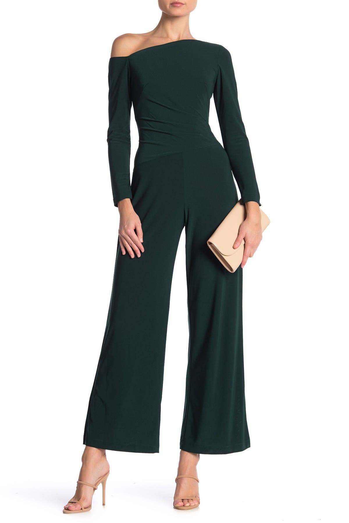mesh leg jumpsuit