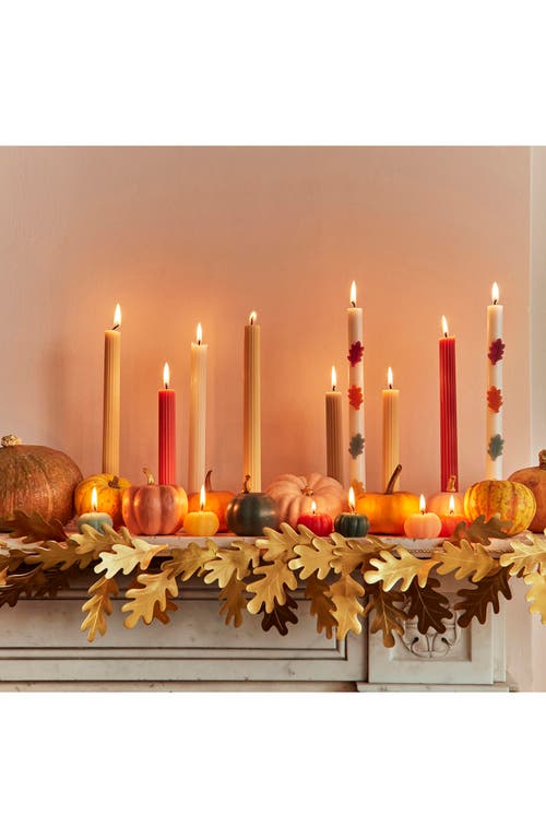 Shop Meri Meri 6-pack Pumpkin Candles In Orange Multi